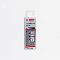 Broca Para Metal HSS-PointTeQ, 1/8", CajaX10, Ref 2608577320, Marca Bosch (En Stock)