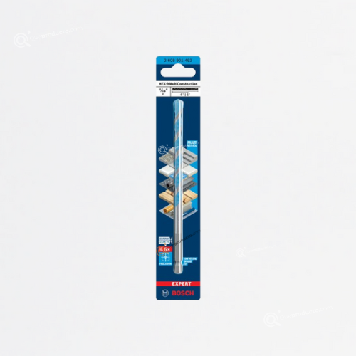 Broca EXPERT HEX-9 Multiconstruction Ø5/16X4X6", UEX1, Ref 2608901462, Marca Bosch (En Stock)