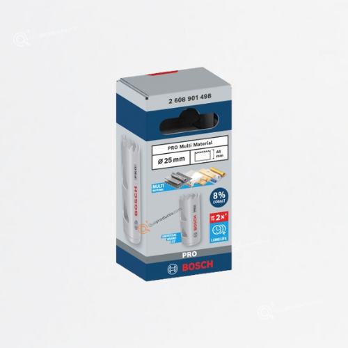 Sierra copa PRO Bimetalica, Cobalto 8%, 25 mm, 1", Ref 2608901498, Marca Bosch (Bajo Pedido)