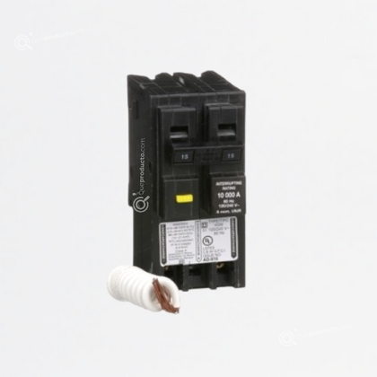 Interruptor Breaker Enchuf Dif Home 2P 30A, 120/240V, 10KA-6mA, Ref HOM230GFI, Marca Schneider (O)