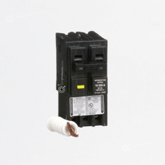 Interruptor Breaker Enchuf Dif Home 2P 20A, 120/240V, 10KA-6mA, Ref HOM220GFI, Marca Schneider (Bajo Pedido)