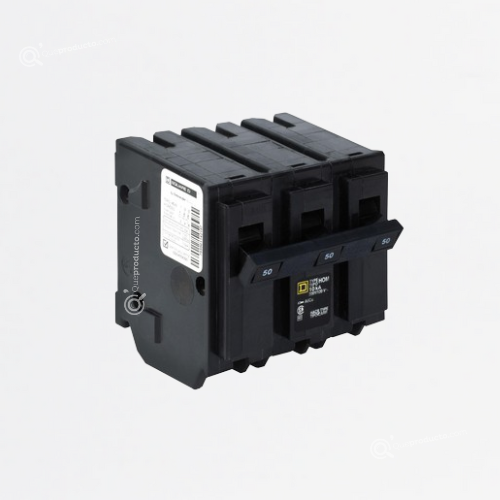 Interruptor Breaker Enchufable Auto Home 3P 40A, 120/240, 10KA, Ref HOM340, Marca Schneider (Bajo Pedido)