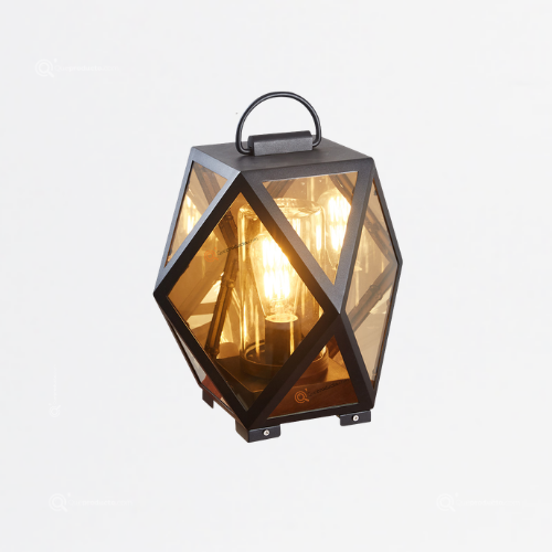 Mini Poste Chasis Deco ALTER I, 60W max, base E27, IP54, Ref 60FTLP3432MVCA, Marca Tecnolite (Bajo Pedido)
