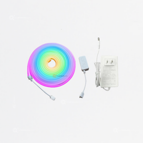 LED Cinta Moldeable Neon, 60W, Rollo x 5mts, RGB, 24VCD, Ref 60TIRLEDRGNBDCTCW, Marca Tecnolite (Bajo Pedido)
