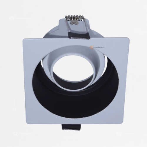 Chasis Bala MR16 SQ ALASIA II Blanca Max 50W, base Sugerida GU10, Ref 60YDC1069MVB, Marca Tecnolite (Bajo Pedido)