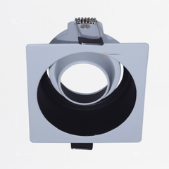 Chasis Bala MR16 SQ ALASIA II Blanca Max 50W, base Sugerida GU10, Ref 60YDC1069MVB, Marca Tecnolite (Bajo Pedido)