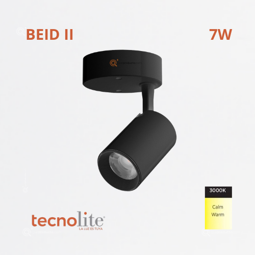 LED Spot integrado techo BEID II, 7W, 3000K, 440 lm, 100-277V, Ref 7LVCLED005MV30N, Marca Tecnolite (Bajo Pedido)