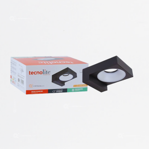 LED Aplique Integrado Muro AACHEN III, 8W, 3000K, 600 lm, IP65, Ref 8HLED1181MV30N, Marca Tecnolite (Bajo Pedido)