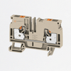 Borne de paso, PUSH IN, A2C 6 mm², 800 V, 41 A, Beige oscuro, Ref 1992110000, Marca WeidMüller (O)