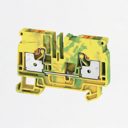 Borne de tierra, PUSH IN, A2C 6 mm², Verde/amarillo, Ref 1991810000, Marca WeidMüller (O)