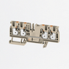 Borne de paso, PUSH IN, A4C 4 mm², 800 V, 32 A, Beige oscuro, Ref 2051500000, Marca WeidMüller (O)
