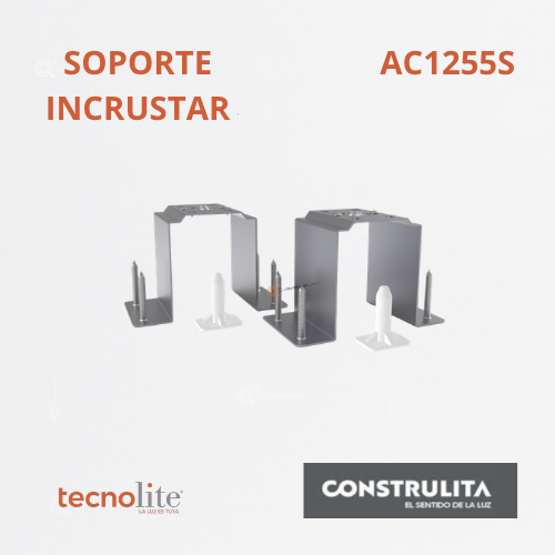 Accesorio Para Incrustar Luminaria Lineal Vector, Ref AC1255S, Marca Construlita (Bajo Pedido)