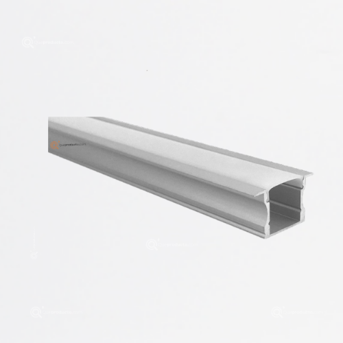 Perfíl Para Cinta LED Incrustar, Satinado, Largo 3mts, Ref AC2200S, Marca Tecnolite (Bajo Pedido)