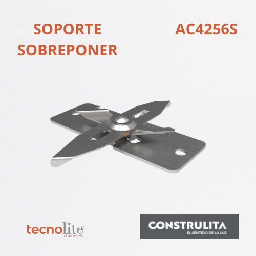 Accesorio Para Sobre Poner Luminaria Lineal Vector, Ref AC4256S, Marca Construlita (Bajo Pedido)