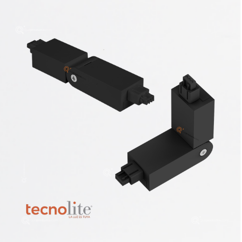 Conector flexible Vertical Luminaria Lineal Slim, Ref ADLFCLEDCHN, Marca Tecnolite (Bajo Pedido)