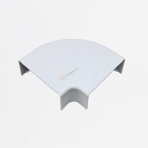 Accesorio Angulo Plano Blanco 100X45, Ref L100X45, Marca Adler (Bajo Pedido)