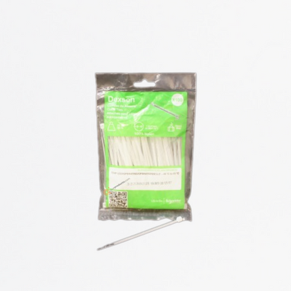 Amarre Dexson T10 Blanco (25cmx0.48cm)x100 TP, Ref DXN3010B, Marca Dexson