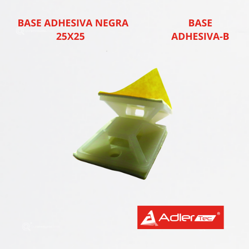Bases Adhesivas Blancas Paquete x50, Ref BASE ADHESIVA-B, Marca Adler (Bajo Pedido)