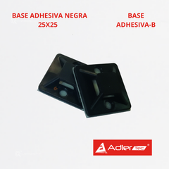 Bases Adhesivas Negras Paquete x50, Ref BASE ADHESIVA-N, Marca Adler (Bajo Pedido)