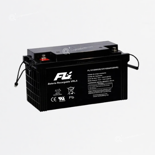 Batería FULI Sellada Libre Mantenimiento, 12V-100Ah, Ref CEBAT-7226, Marca Powest (Bajo Pedido)