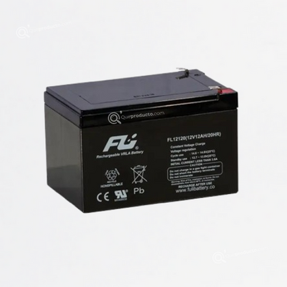 Batería FULI Sellada Libre Mantenimiento, 12V-12Ah, Ref CEBAT-7227, Marca Powest (O)