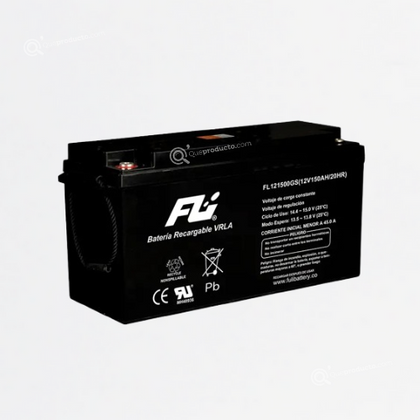 Batería FULI Sellada Libre Mantenimiento, 12V-150Ah, Ref CEBAT-7228, Marca Powest (O)
