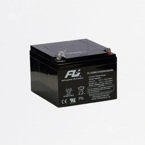 Batería FULI Sellada Libre Mantenimiento, 12V-26Ah, Ref CEBAT-7223, Marca Powest (O)