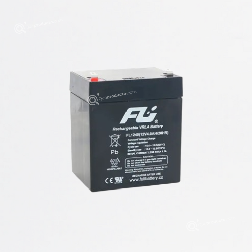 Batería FULI Sellada Libre Mantenimiento, 12V-4Ah, Ref CEBAT-7568, Marca Powest (O)