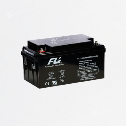 Batería FULI Sellada Libre Mantenimiento, 12V-65Ah, Ref CEBAT-7230, Marca Powest (O)
