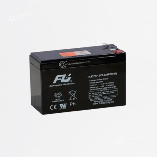Batería FULI Sellada Libre Mantenimiento, 12V-7.5Ah, Ref CEBAT-7203, Marca Powest (Bajo Pedido)