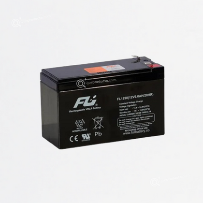 Batería FULI Sellada Libre Mantenimiento, 12V-9Ah, Ref CEBAT-7207, Marca Powest (O)