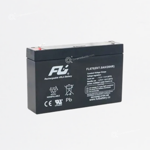 Batería FULI Sellada Libre Mantenimiento, 6V-7Ah, Ref CEBAT-7567, Marca Powest (O)