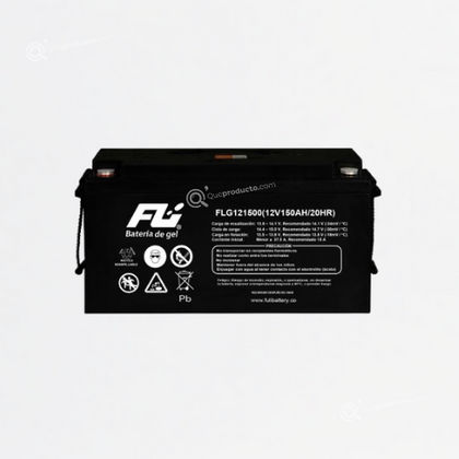 Batería FULI GEL Ciclo Profundo, 12V-150Ah, Ref CEBAT-7628, Marca Powest (O)