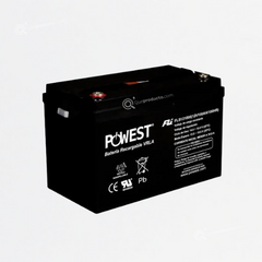Batería FULI Solar AGM 12v-100Ah, Ref CEBAT-7574, Marca Powest (O)