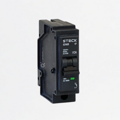 Interruptor Breaker Enchufable 50A 1P, Curva C 10KA 120V/240V, Ref SDN61R50, Marca Steck