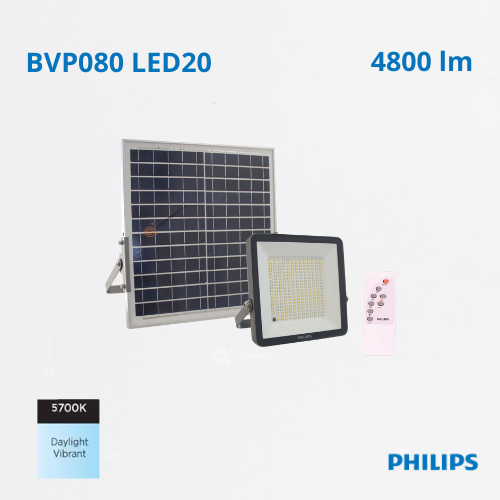 LED Reflector Solar BVP080 LED48 G2, 5700K, 4800 lm, IP66, Ref 911401836102, Marca Philips (En Stock)