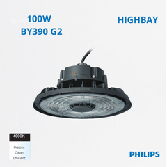 LED HighBay WB BY320 100W, 4000K, 14000 lm, IP65, 100-277V, Ref 911401885685, Marca Philips (En Stock)