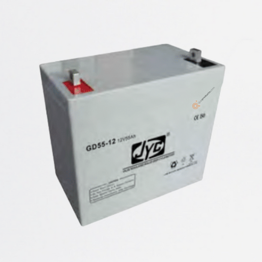 Batería AGM Cap. Nominal 55AH, Tensión Vout 12V, C. Profundo, Ref PRO05BAT055H12V, Marca JYC (Bajo Pedido)