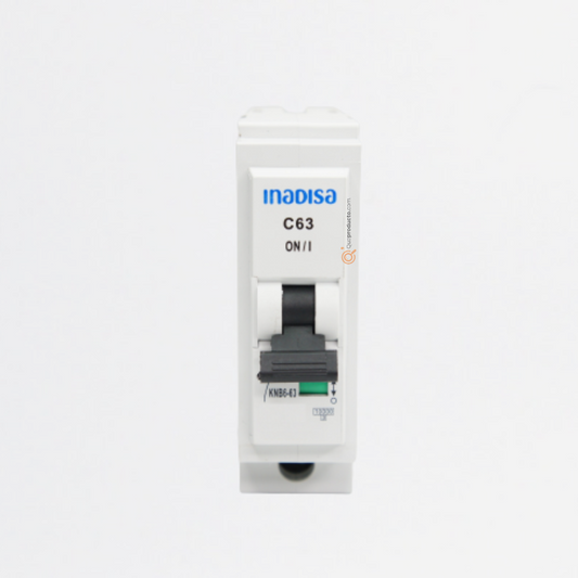 Interruptor Breaker Enchufable 50A 1P, 120-240VAc, Curva C 10kA, Ref I1P502AE, Marca Inadisa (Bajo Pedido)