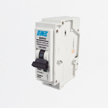 Breaker  EXE Plug 1P 15A, 120/240V, Ref BXPH7115, Marca EXE