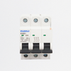 Interruptor Breaker R. DIN 25A 3P, 120-240VAc, Curva C 6kA, Ref I3P252AD, Marca Inadisa