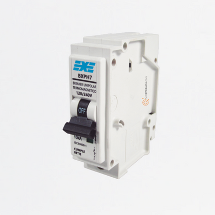 Interruptor Breaker Enchufable 20A 1P, 120/240V, Curva C 10kA, Ref BXPH7120, Marca EXE (S)