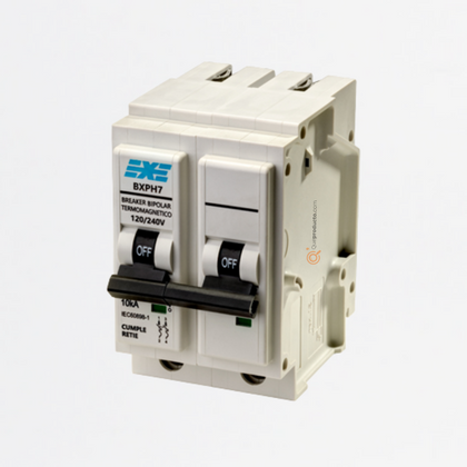 Interruptor Breaker Enchufable 20A 2P, 120/240V, Curva C 10kA, Ref BXPH7220, Marca EXE (S)