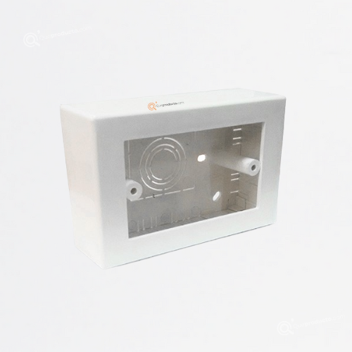 Caja Blanca Sobreponer para Toma Sin Tuerca, Ref CU-40, Marca Adler (En Stock)