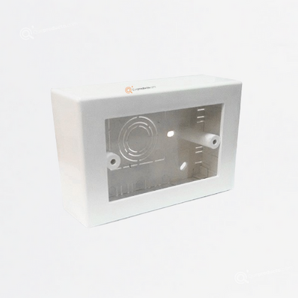 Caja Blanca Sobreponer para Mecanismos Sin Tuerca, Ref CU-32, Marca Adler (S)