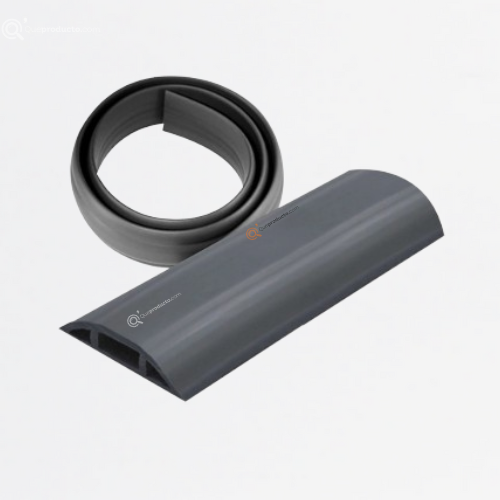 Canaleta Para Piso Flexible 50X10, Rollo 50 mts Con adhesivo Ref CANALFLEX-50, Marca Adler (Bajo Pedido)