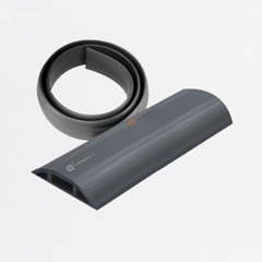 Canaleta Para Piso Flexible 50X10, Rollo 50 mts Con adhesivo Ref CANALFLEX-50, Marca Adler (Bajo Pedido)