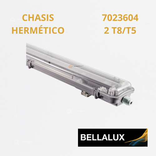 Chasis Hermético 120cm, Difusor Policarbonato, X2T, IP65, 100-277V, Ref 7023604, Bellalux-Ledvance (Bajo Pedido)
