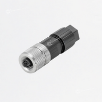 Conector Hembra Acoplable en Campo, M12, SAIBP-5A-4/8-M12, Ref 2681580000,  Marca WeidMüller (O)