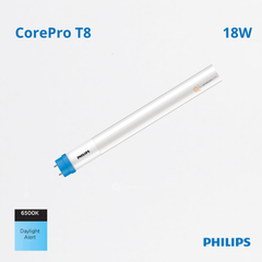 LED COREPRO Tubo 1E T8 1200mm, 18W, 6500K, 2100 lm, Ref 929003534911, Marca Philips (En Stock)